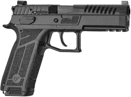 CZ P-09F Nocturne 9mm, 4.53" Barrel, Black, Optic Ready, 19rd