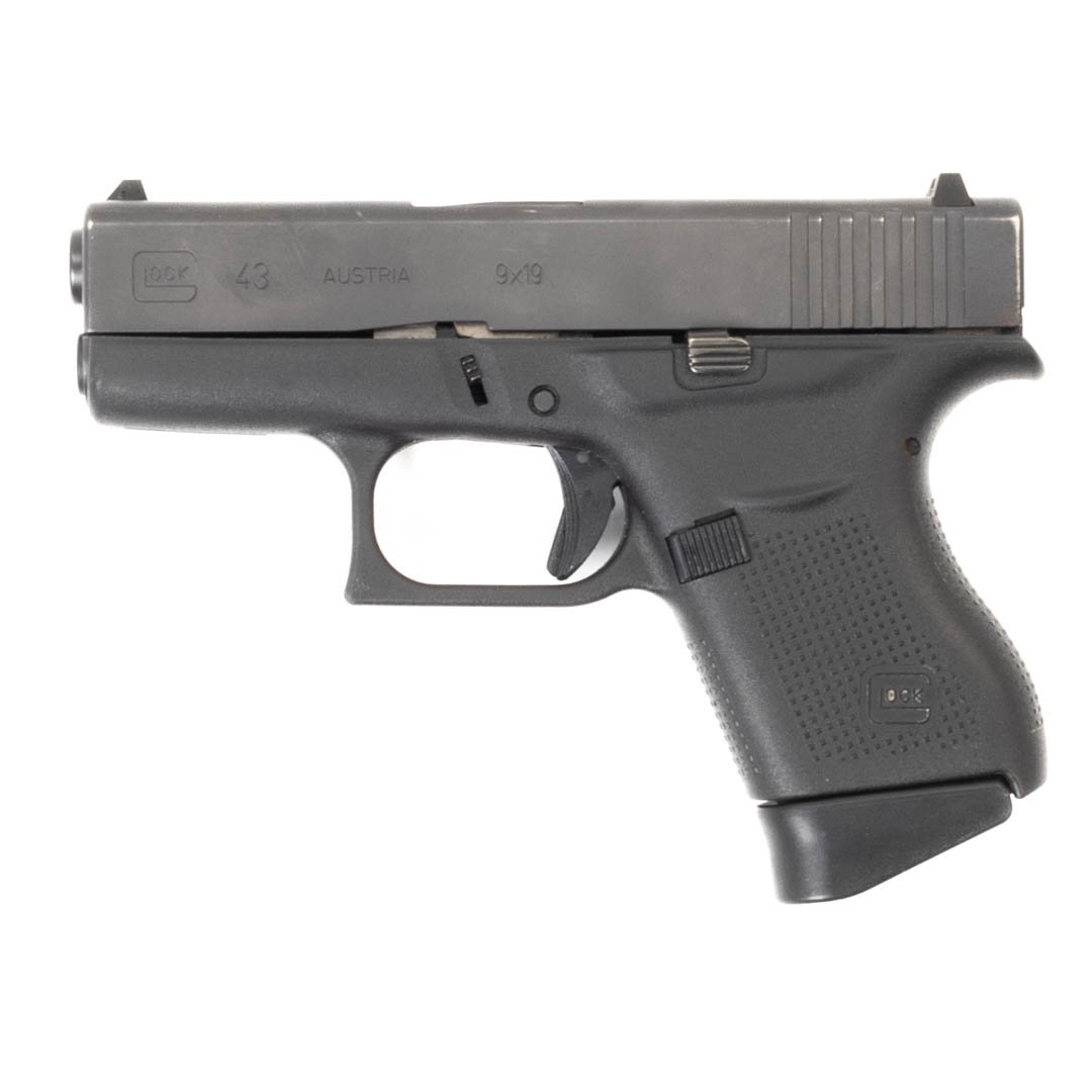 GLOCK 43 9MM LUGER (9×19 PARA) SEMI AUTO HANDGUNS
