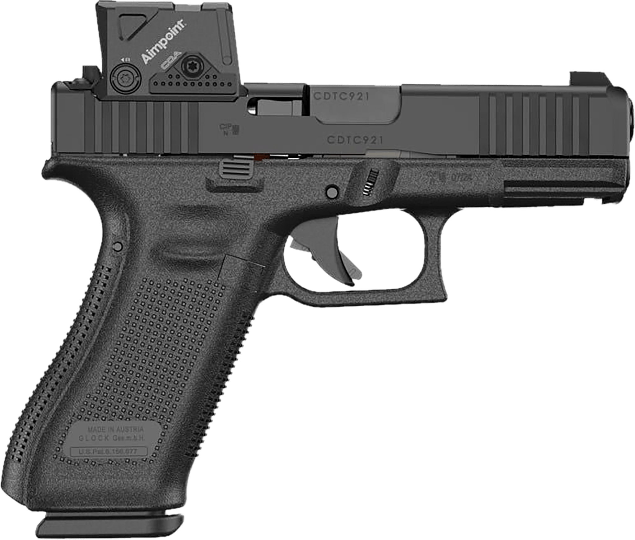 GLOCK G45 GEN5 A-CUT *10 ROUND* 9MM LUGER (9×19 PARA) SEMI AUTO HANDGUNS
