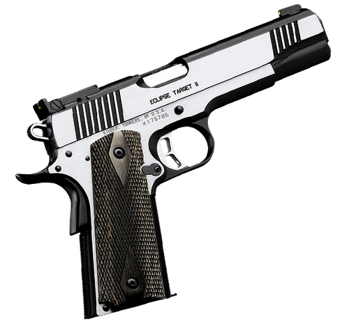 Kimber Eclipse Target II 45 ACP, 5" Barrel, Stainless Steel, Gray Laminate Grip, 8rd