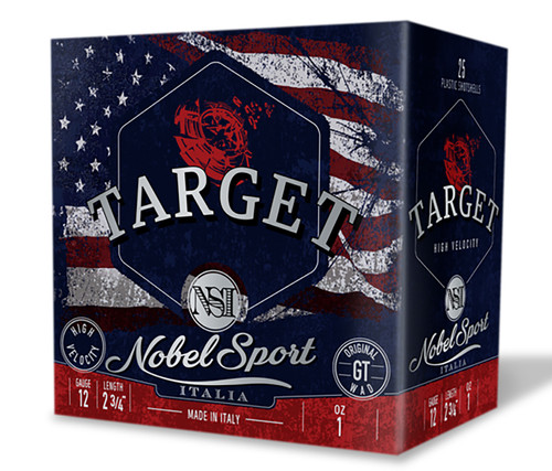 Nobel Sport Target 12 Ga, 2.75", 1 Oz, 8 Shot, 25rd Box