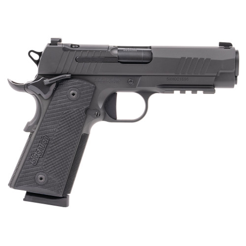 Sig Sauer 1911 X Carry 45 ACP, 4.25" Barrel, Black, Optic Ready, G10 Grip, 8rd