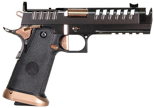 Watchtower Apache DS 9mm, 4.6" Threaded Barrel, Graphite, Copper Accents, Optic Ready, 21rd